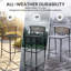 Tabouret de bar 28,74 po Ontario-702227477