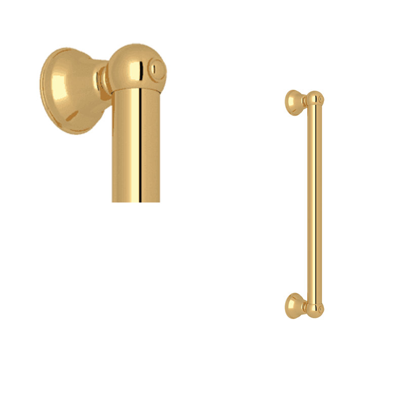 Rohl 36" Grab Bar, Italian Brass, 20.25" W