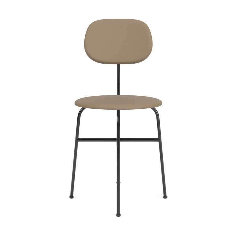 Afteroom Upholstered Dining Chair, Brown Leather