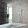 3 Function Wall Mount Complete Rainfall Shower System with 3 Setting Handheld and Tub Spout