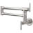 24" Wall Mount Kitchen Sink Pot Filler Faucet Double-Handle, Fingerprint Resistant-63910207
