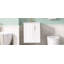 Meuble-lavabo de salle de bain avec lavabo, armoire de salle de bain murale avec porte à fermeture douce