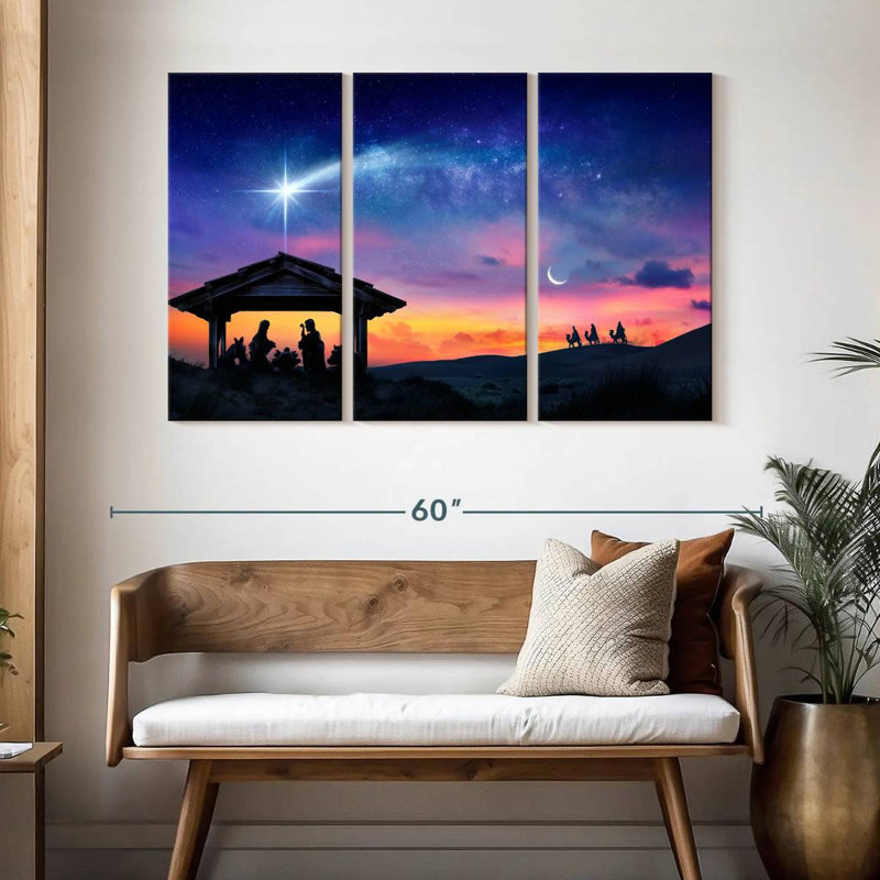Adella Christmas Star, 32" H x 50" W