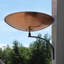 Polished Copper Birdbath with Wall Mount Bracket