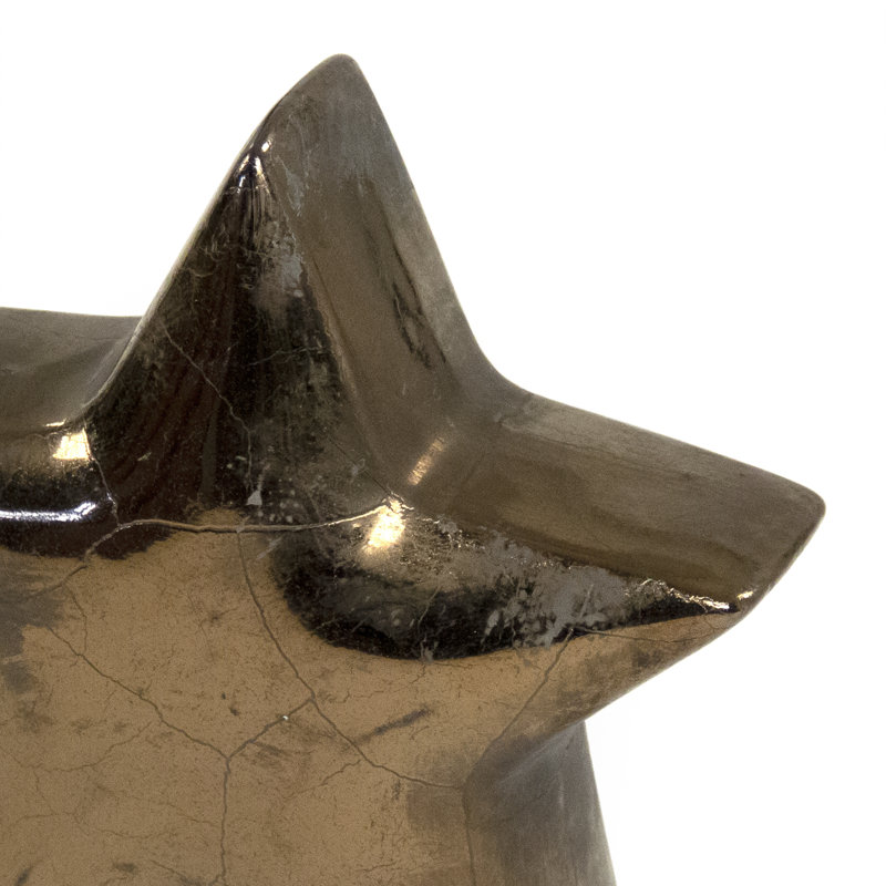 Étoile vieillie Raines, H 7,5 po x l 7,5 po x P 3,5 po, Bronze