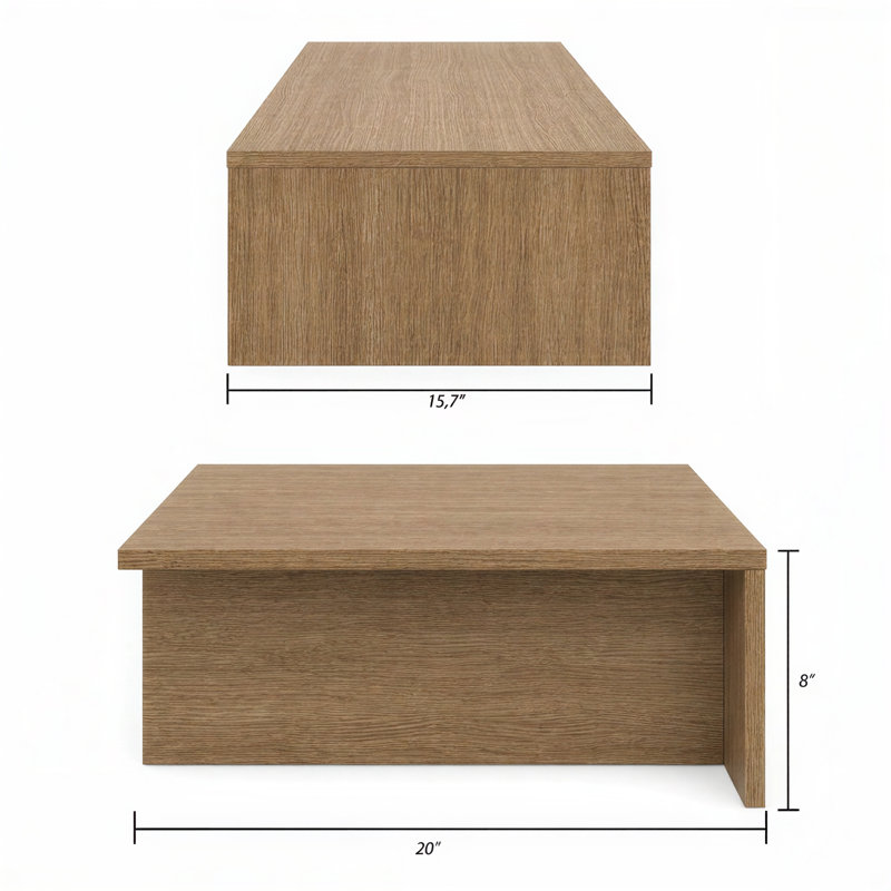 Makoa Nightstands Set Of 2, Brown