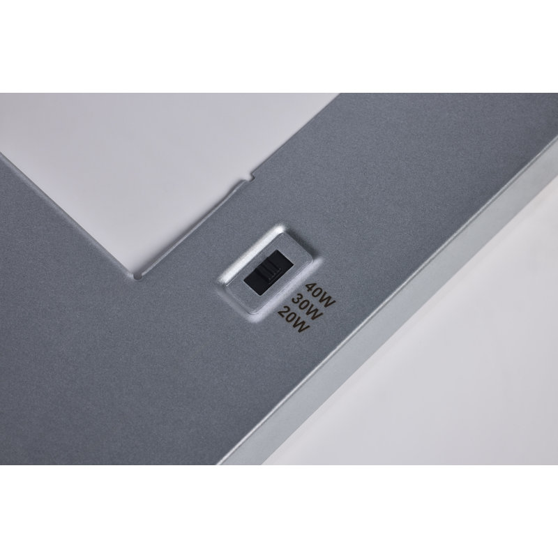 Finition blanche 120 x 277 volts sélectionnable sur place avec batterie de secours simple 2 x 4 DEL Troffer