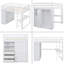 Lit mezzanine double avec tiroirs Dimmick Kids-1516092174