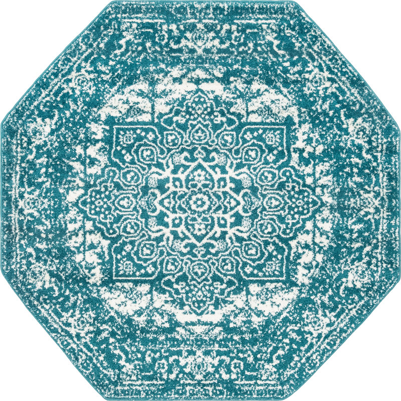 Oriental Area Rug, Octagon 152cm