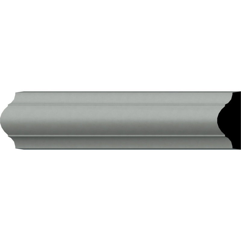 Ashford Smooth Gray Urethane Panel Moulding 12"