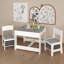 Ensemble de table et de chaises pour enfants, table d'activités en bois 3 en 1 avec tiroir de rangement pour tout-petits Dessin, lecture, artisanat, ensemble de table de table amovible 2 en 1 pour chambre de bébé, salle de jeux