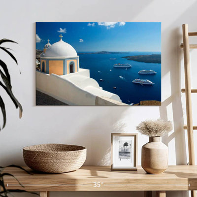 Ravi Santorini Church Domes
