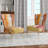 Upholstered Floral Side Chair - Modern floral Accent Chair-90396737