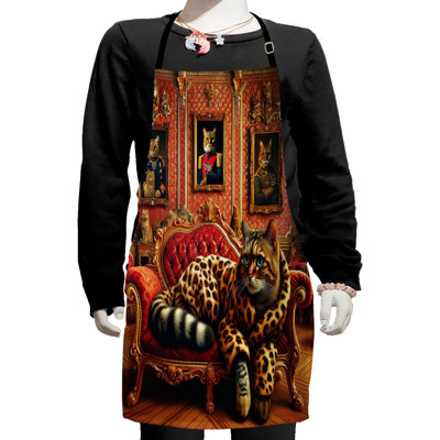 No Pattern Bib Apron