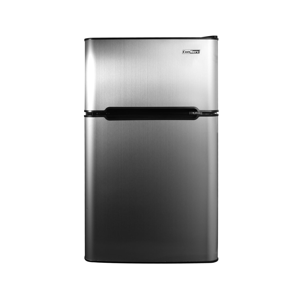 Conserv 19" STAINLESS Compact 2 Door Mini Refrigerator 3cf Reversible Door 110V | Fridge.com