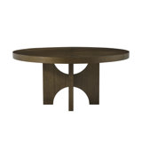 Ash Round Solid Wood Dining Table