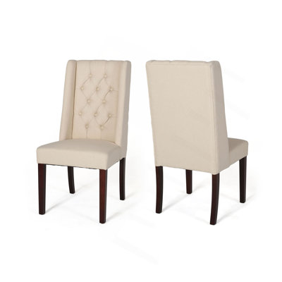 Sophisticated Tufted Dining Chair Set With High Back And Exquisite Design