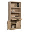 Base de bibliothèque, finition brune