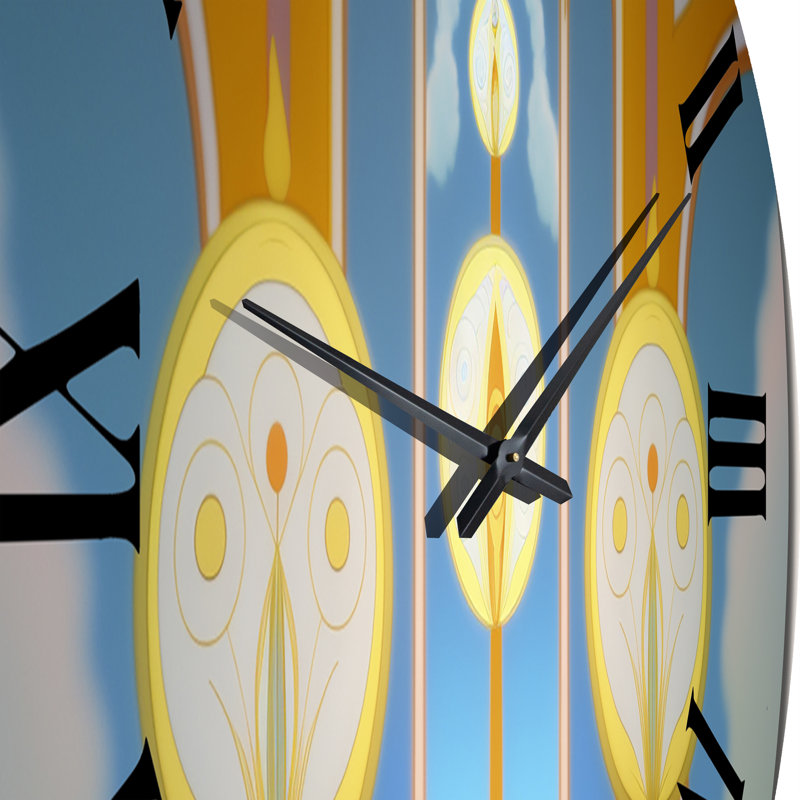 Horloge murale en métal, Très grand