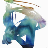 Scripted 1 Painting by Jennifer Hollack Raboin