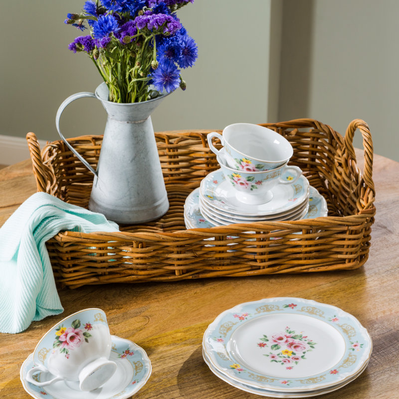 Lily Manor Beaubien Wicker Decorative Basket