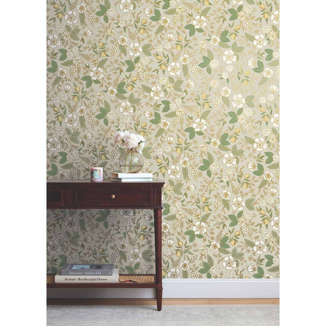 Colette Blue Multicolor Peel and Stick Wallpaper Rifle Paper Co.