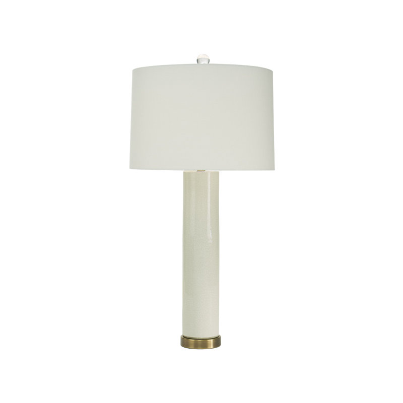 Lampe de table blanche 33 po Nicoletti