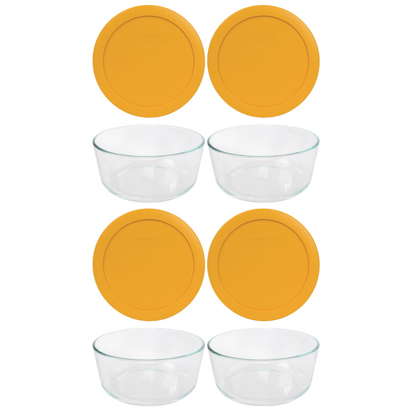 4 Cup Food Storage Container, Lemon Drop Yellow