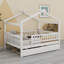 Lit en bois avec couchette-891552891