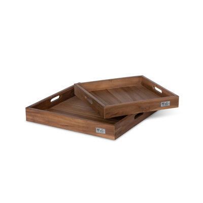 Rustic Modern Solid Wood Decorative Tray