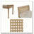 Transitional Bench with Solid Wood/Plywood Frame & 100% Polyester Jacquard Upholstery