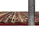 Blakely Geometric Area Rug in Burgundy/Brown/Black