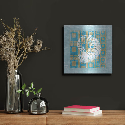 Highland Dunes «Shell Game 4» par Alicia Soave, art mural en métal