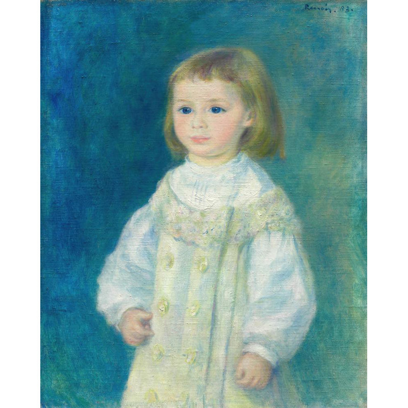 "Lucie Berard" par Pierre-Auguste Renoir - Toile tendue avec châssis, H 40 po x l 28 po