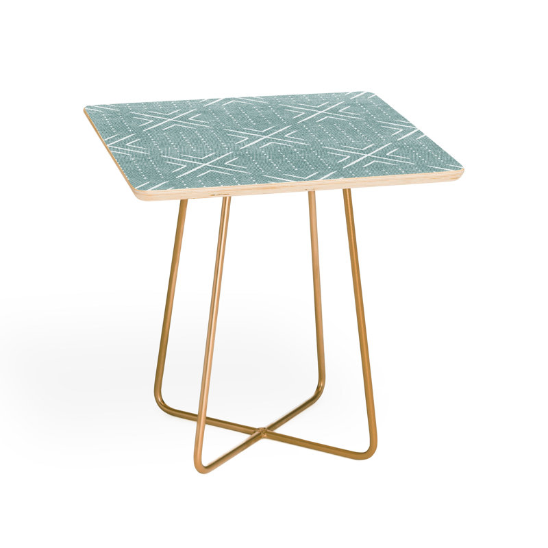 Table de bout à pieds croisés, Vert clair