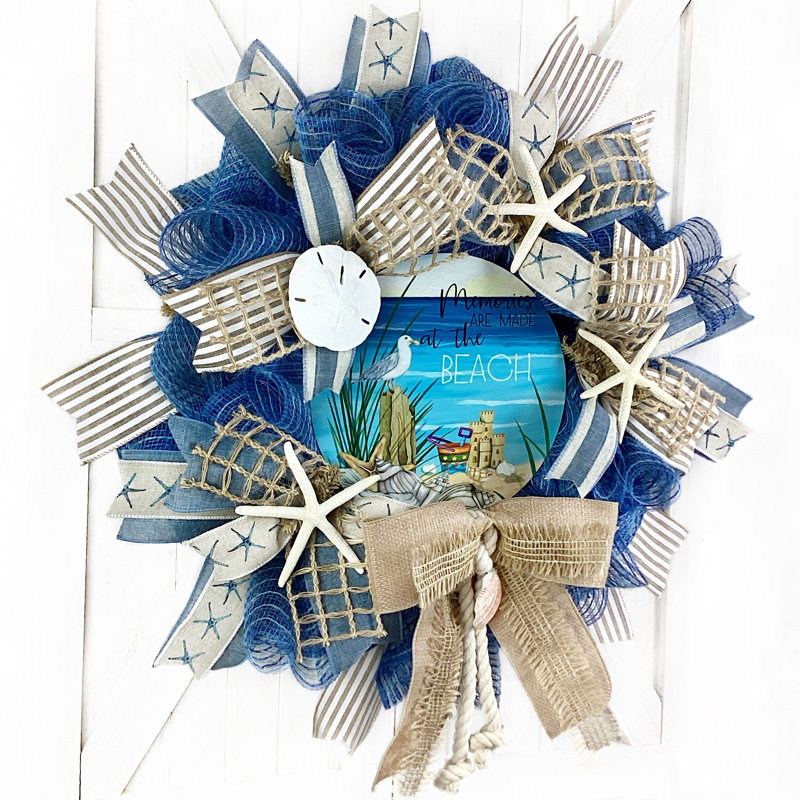 Handcrafted Burlap 18'' Wreath