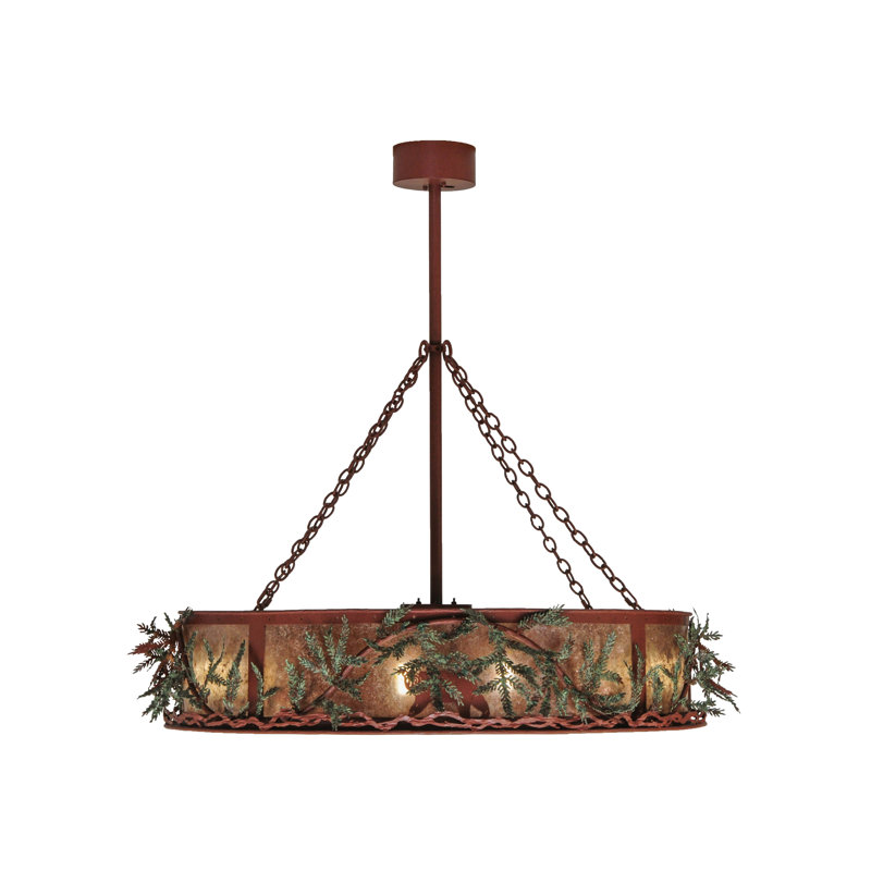 Rustic Lodge 12 - Light Chandelier