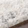 Myndi Machine Woven Abstract Cream/Gray Area Rug