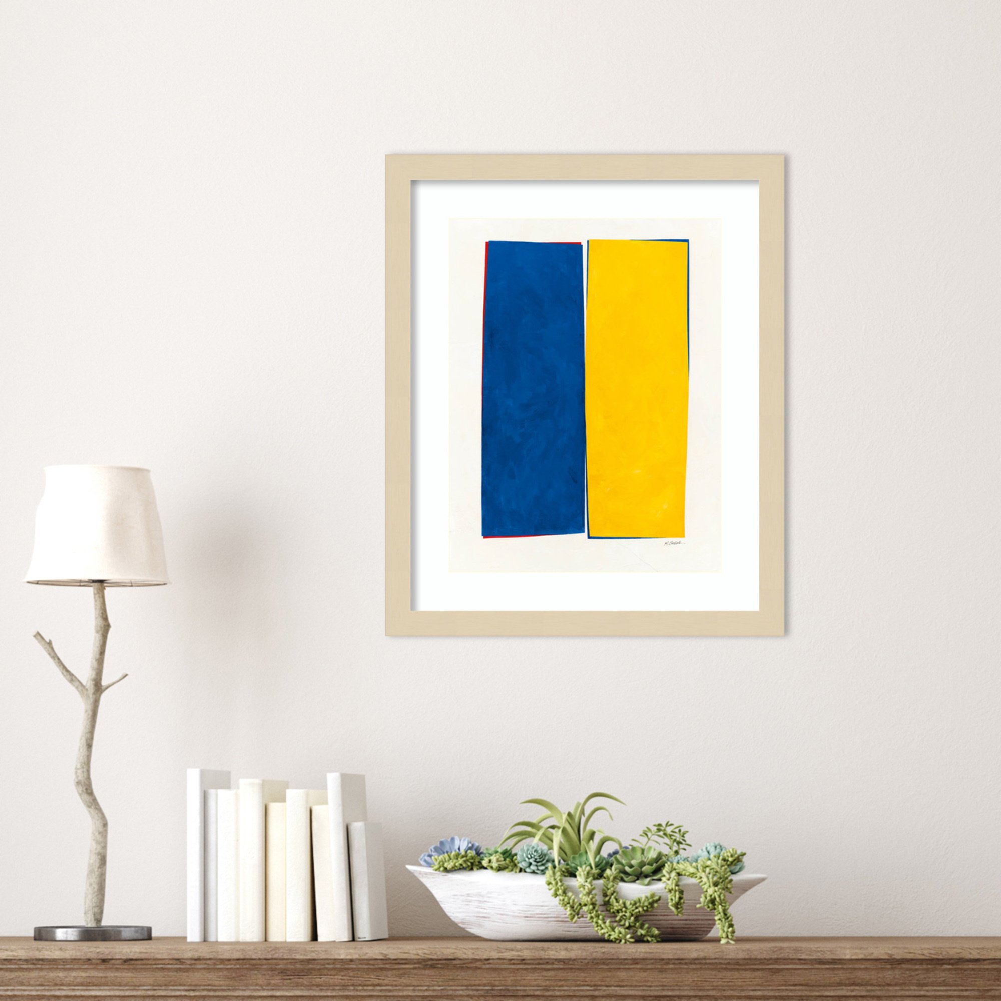 Monolithic I Wood Framed Wall Art Print, Brown Framed, 17" H x 14" W