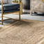 Tapis en jute Tera pour la cuisine du salon, ivoire-1241395423