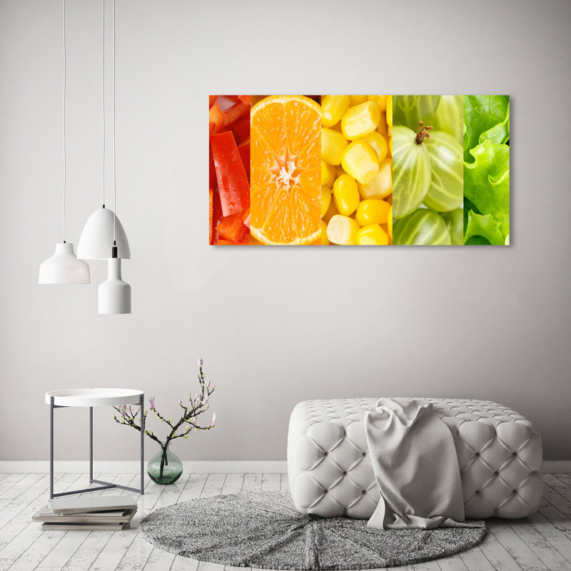 Fruits And Vegetables - Wrapped Canvas Print