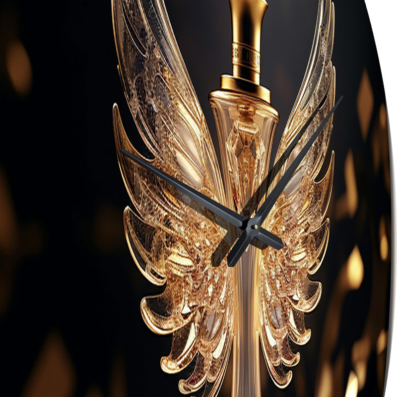 Horloge murale rétro en forme de bouteille de parfum exquise II, Grand