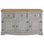 125cm Solid Wood Sideboard