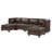 Angelamaria Faux Leather L-Shaped Sectional-672938798