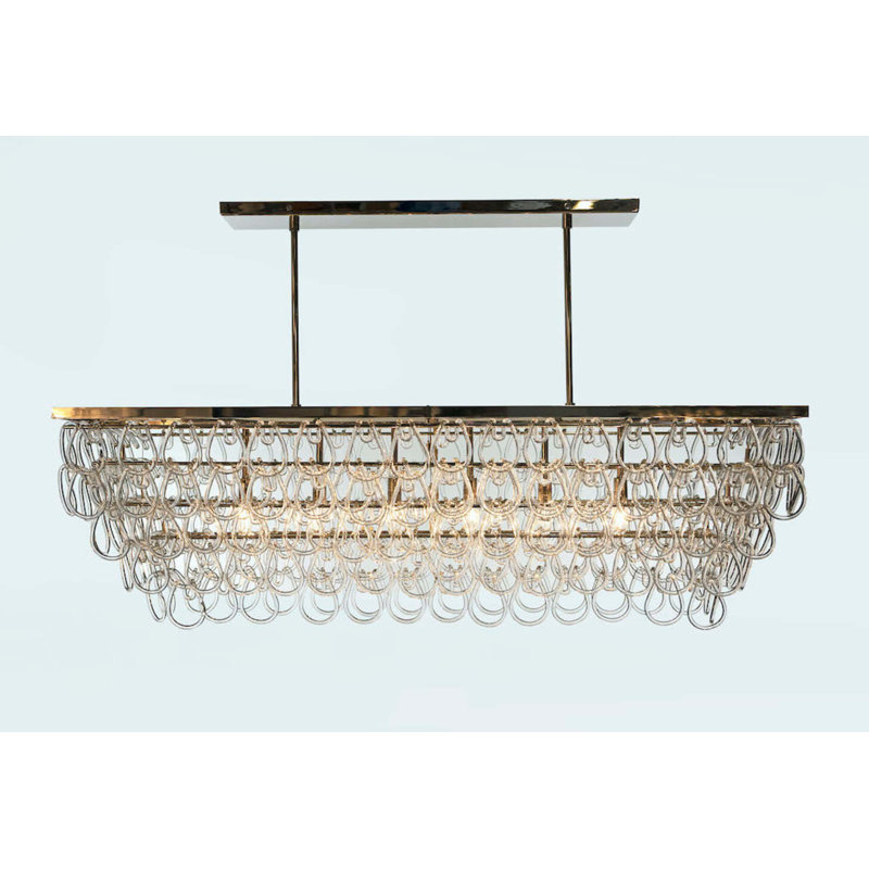 Tessa 6 - Light Pendant, Crystal, Natural Bronze