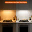 Rechargeable Motion Sensor Under Cabinet LED Light with 3 Spotlights, 40cm