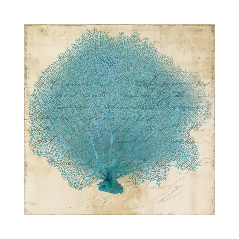 Blue Coral IV by PI Studio - Wrapped Canvas Painting, 93.98 cm H x 93.98 cm W x 1.91 cm D