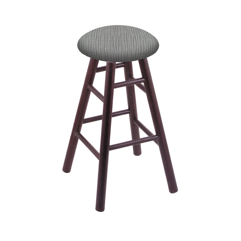 36" Swivel Bar Stool, Dark Cherry Oak, Graph Alpine