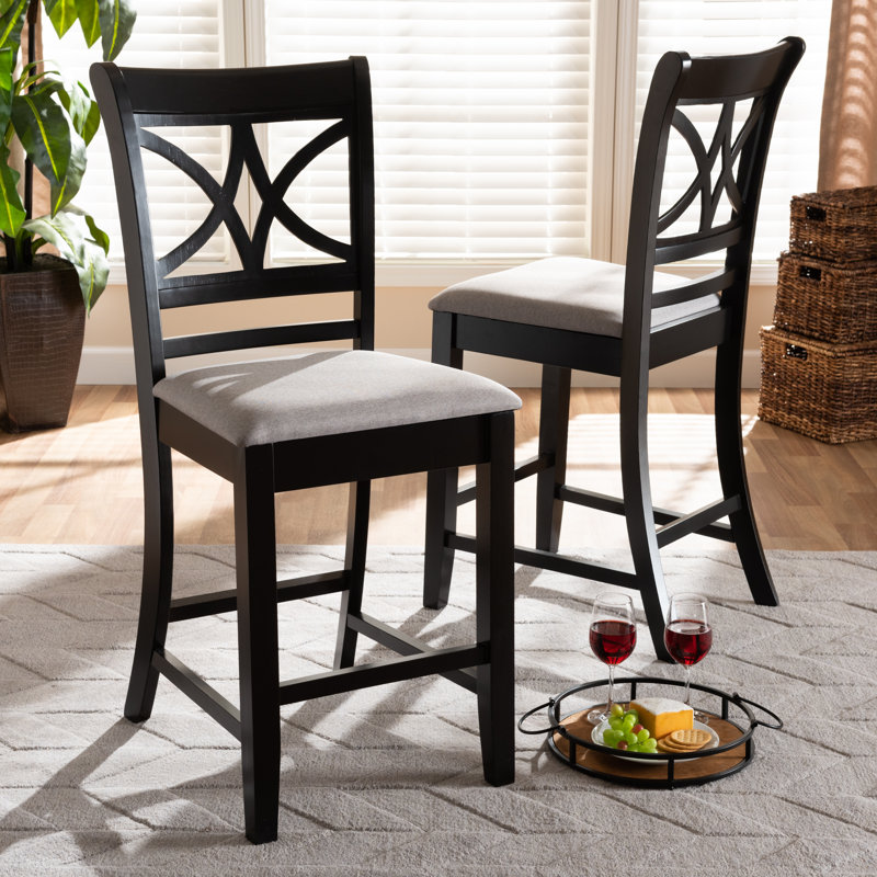 Tabouret de comptoir 25 po Esfira, Gris