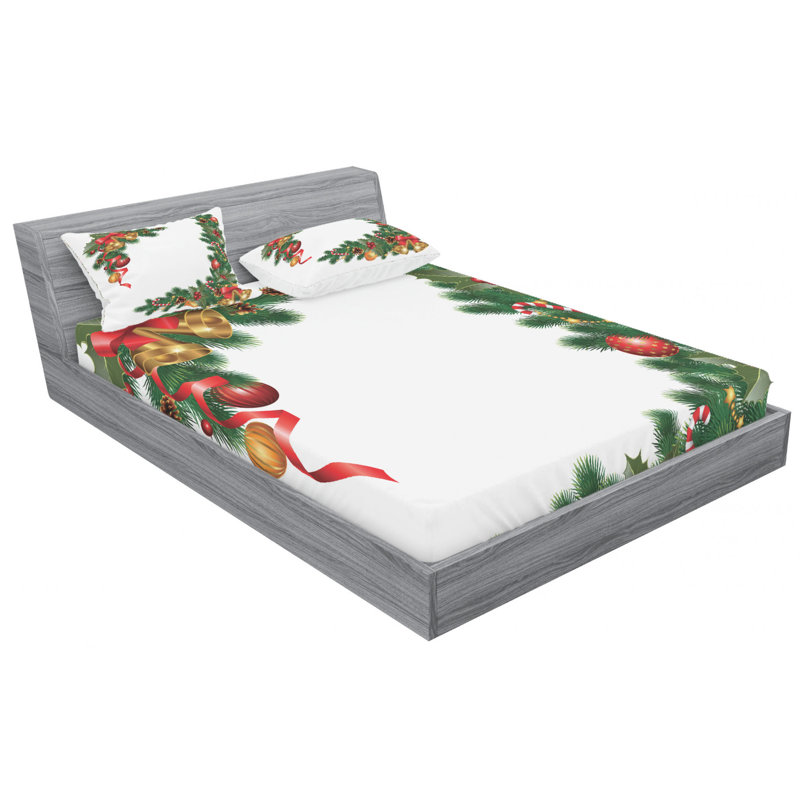 Microfiber Sheet Set, Queen Sheet Set with Fitted Sheet
